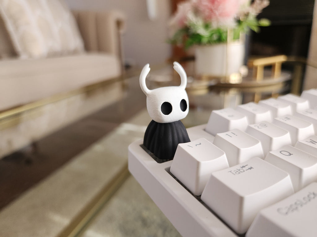 Hand-painted Hollow Knight-inspired artisan keycap