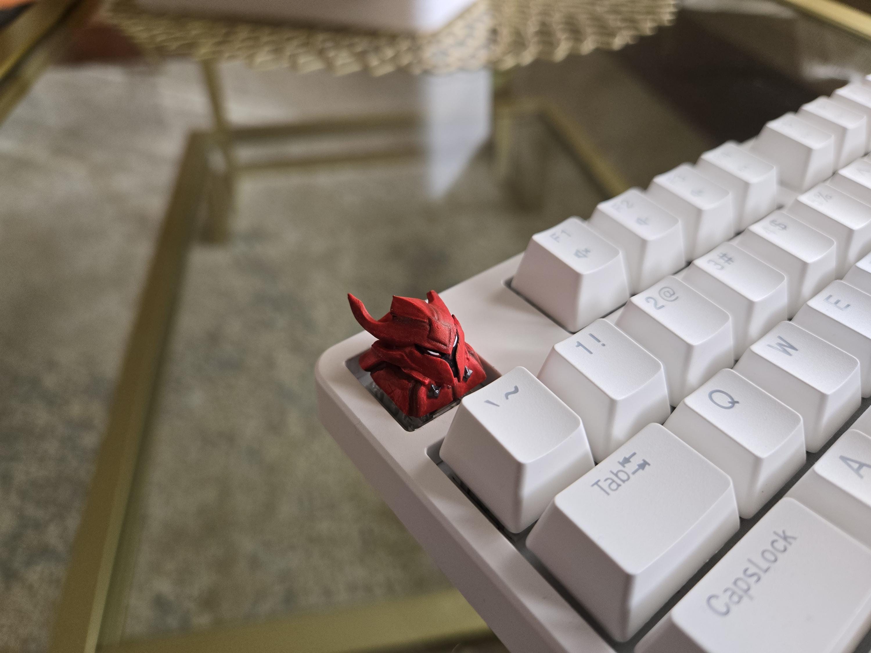 Hand-Painted Igris Anime Artisan Keycap for mechanical keyboard