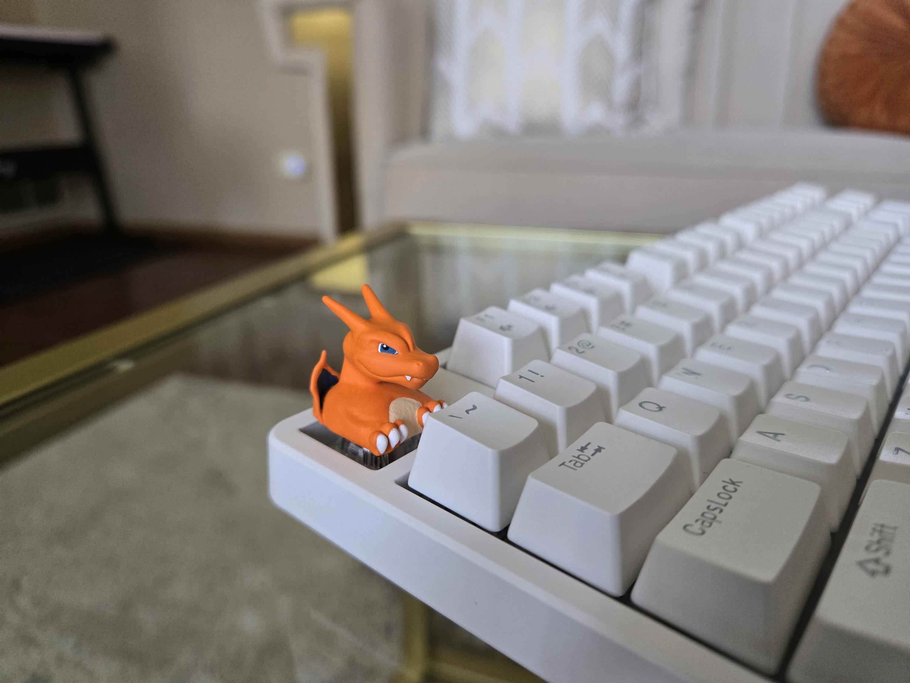 Hand-Painted Charizard Artisan Keycap for mechanical keyboard