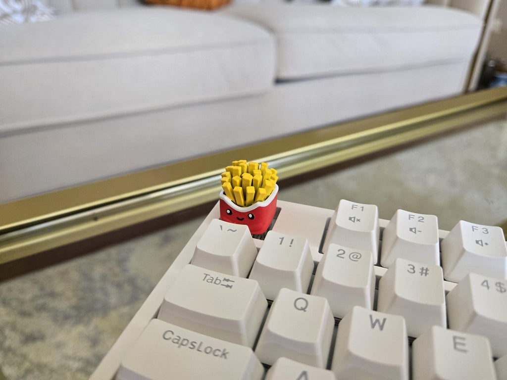 Hand-Painted Fries Food Artisan Keycap for mechanical keyboard