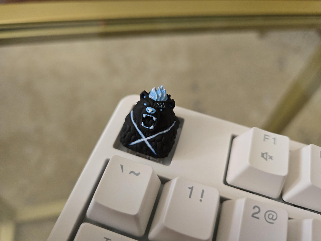 Hand-painted Shadow Tank artisan keycap for Cherry MX keyboard