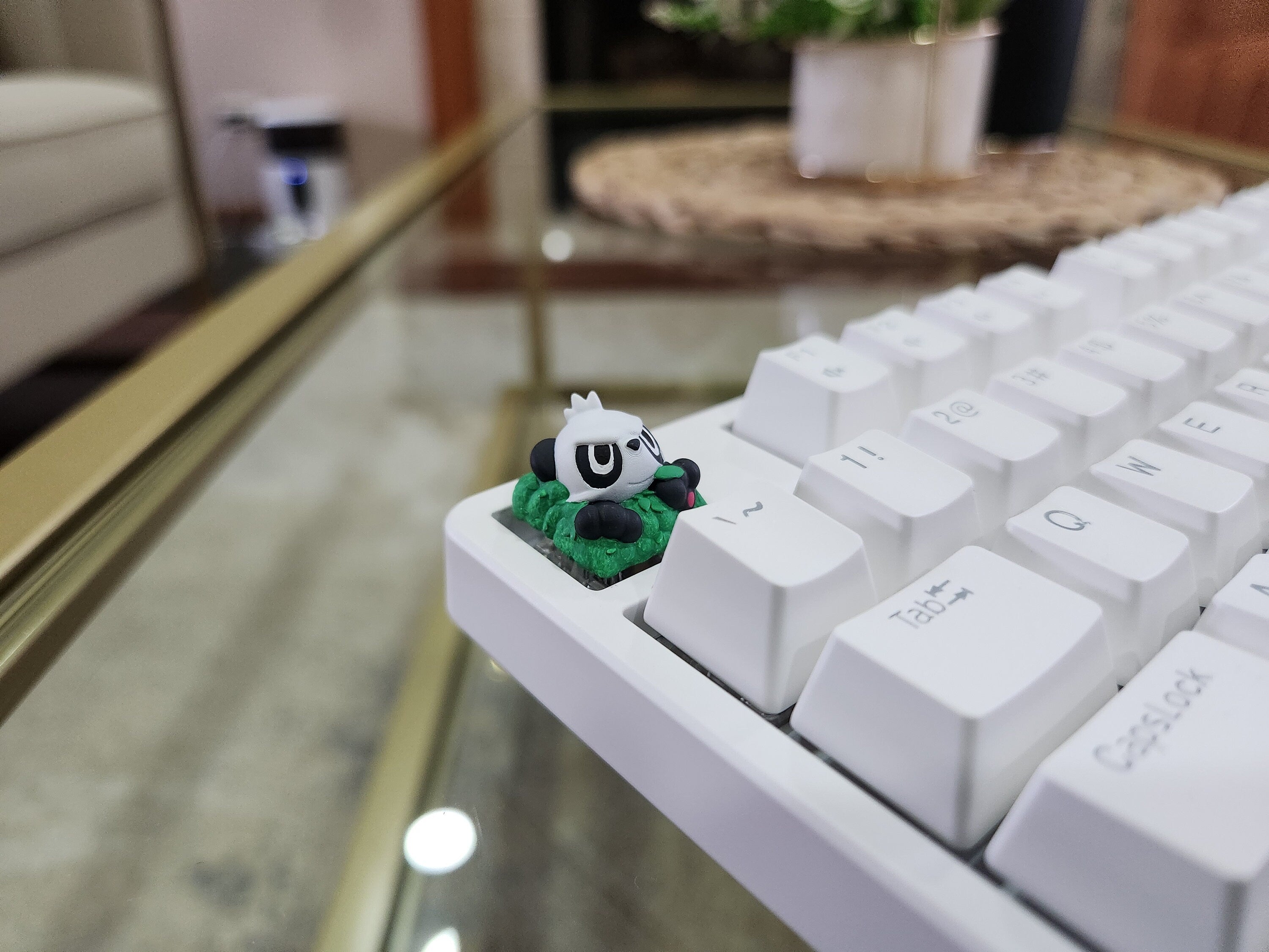 Hand-Painted Anime Pancham Artisan Keycap for mechanical keyboard