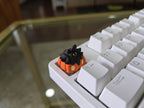 Hand-Painted Pumpkaboo Artisan Keycap for mechanical keyboard