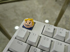 Retro Vault Figure – hand painted artisan keycap for mechanical keyboard – view 8