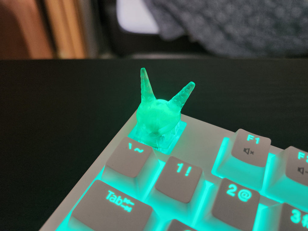 Clear Anime Artisan Keycap for mechanical keyboard