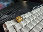 Metallic Spirit Crest – metallic artisan keycap for mechanical keyboard – view 3