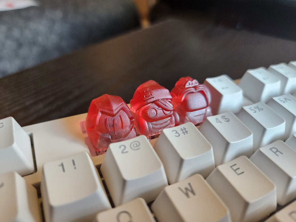 Clear Video Game Artisan Keycap for mechanical keyboard