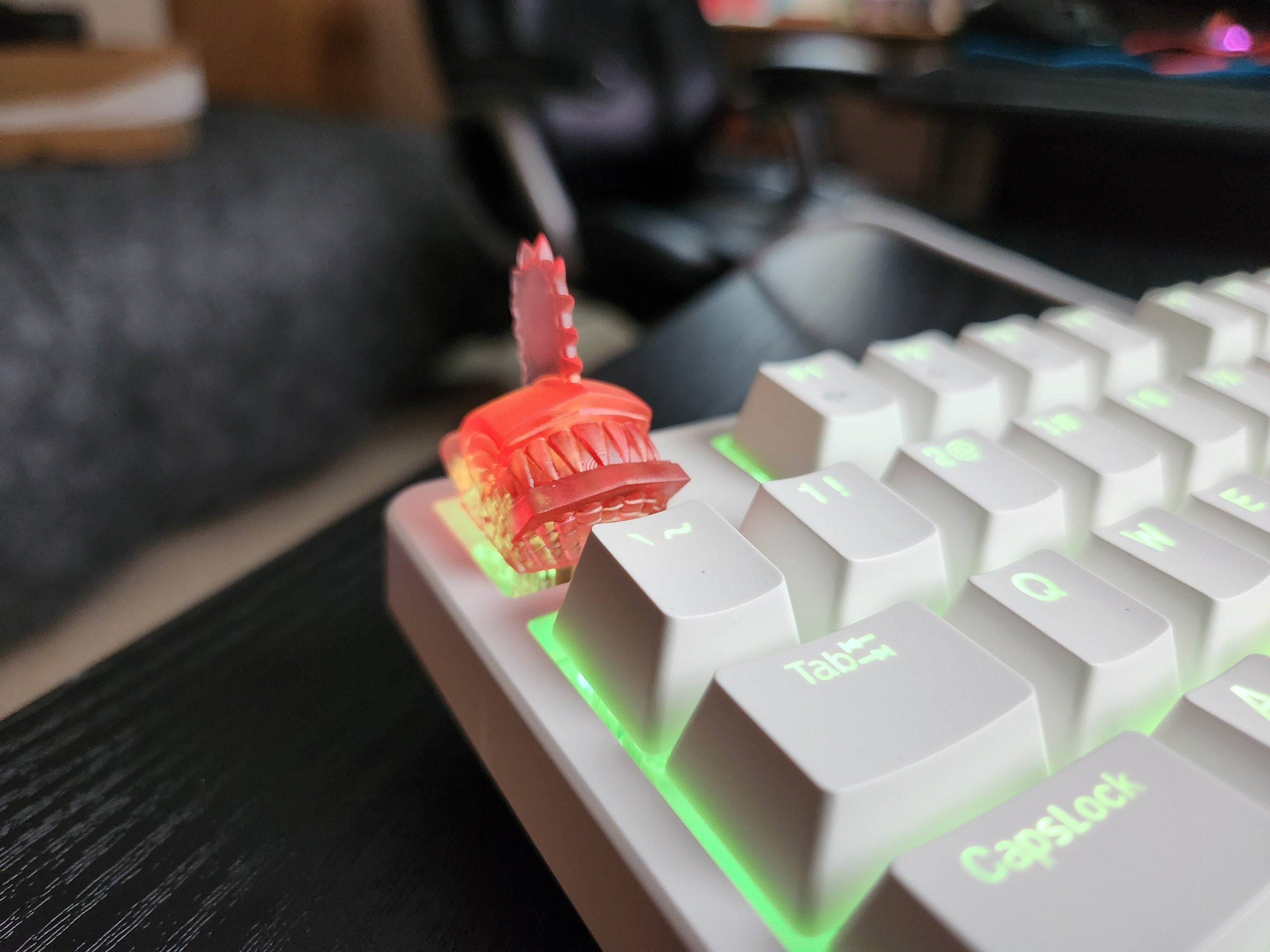 Clear Anime Artisan Keycap for mechanical keyboard