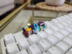 Hand-Painted Pokemon Legendary Entei, Suicune, Raikou Artisan Keycap for mechanical keyboard