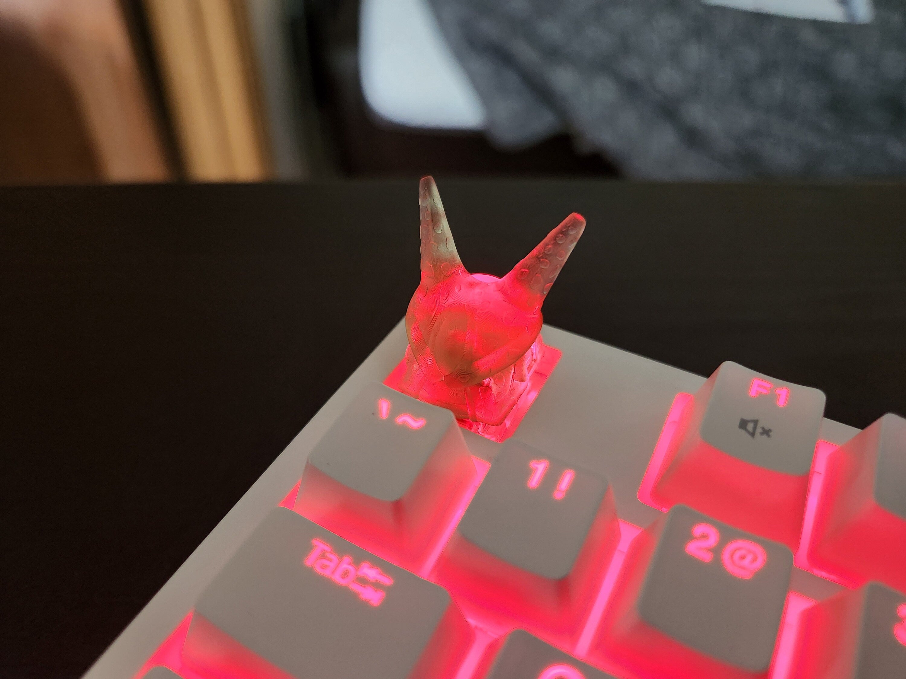 Clear Anime Artisan Keycap for mechanical keyboard