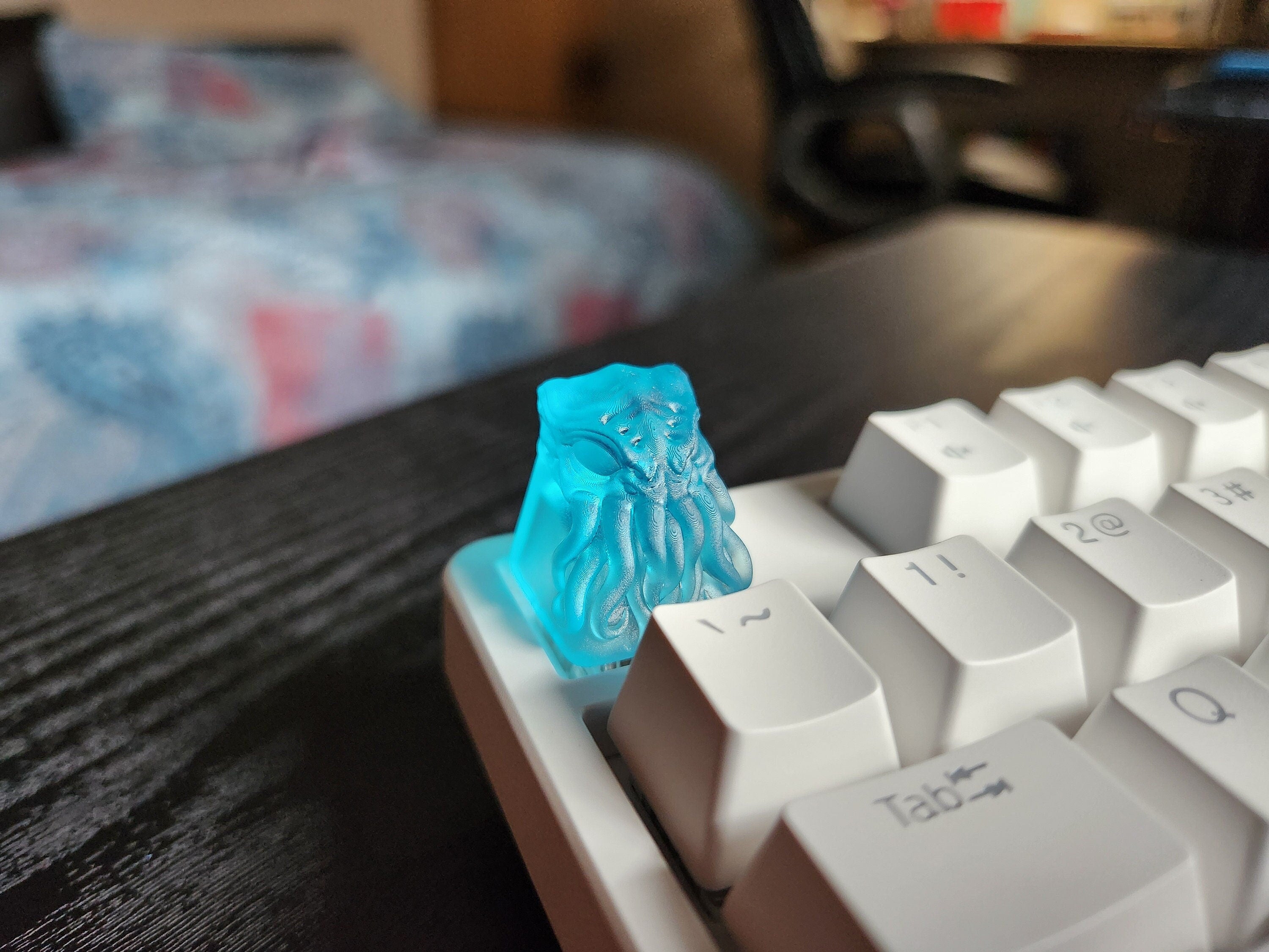 Clear Cthulu Artisan Keycap for mechanical keyboard