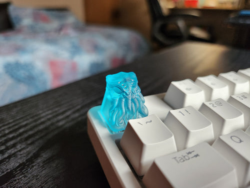 Clear Cthulu Artisan Keycap for mechanical keyboard