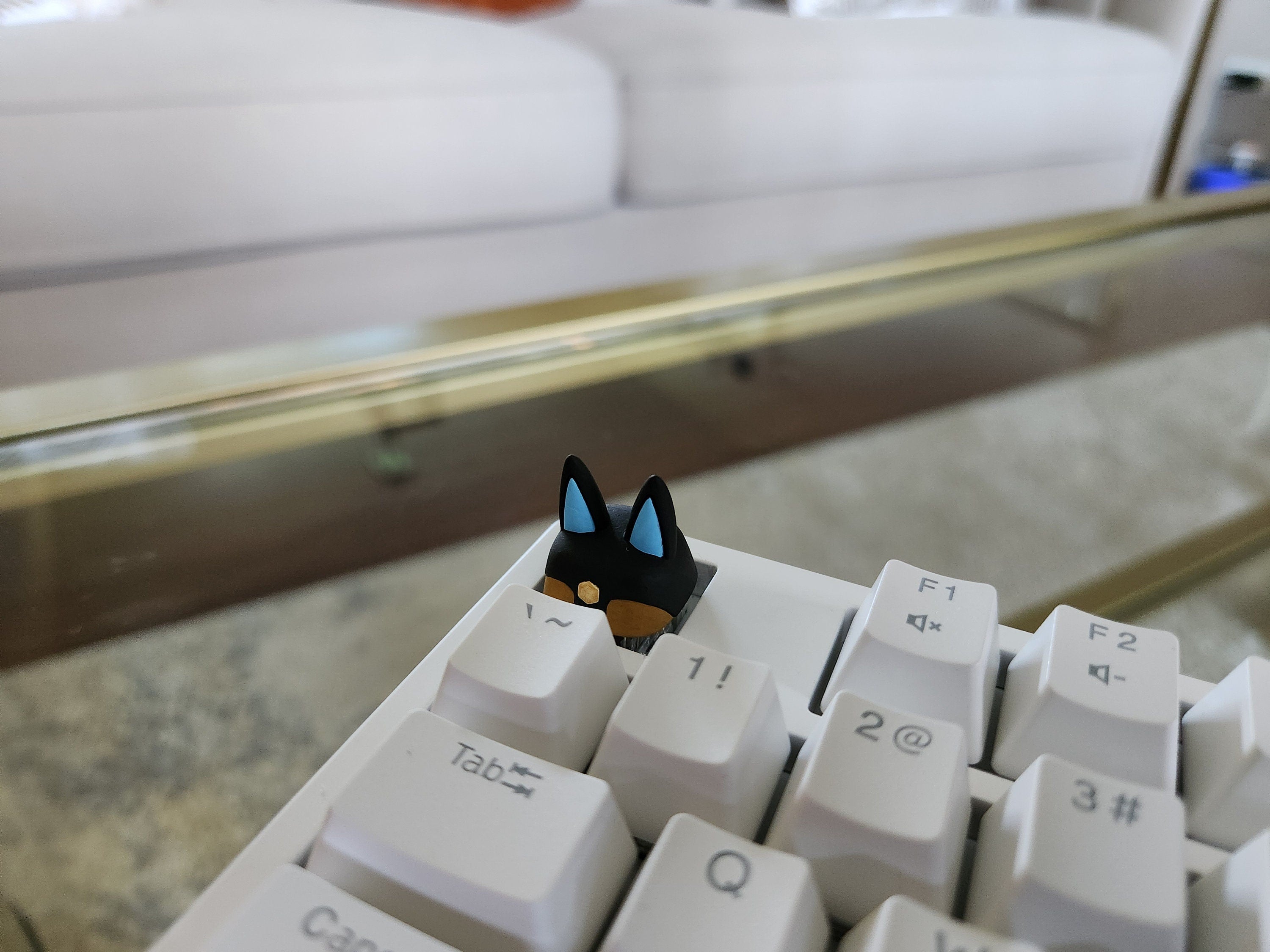 Hand-Painted Palworld Anubis Video Game Artisan Keycap for mechanical keyboard