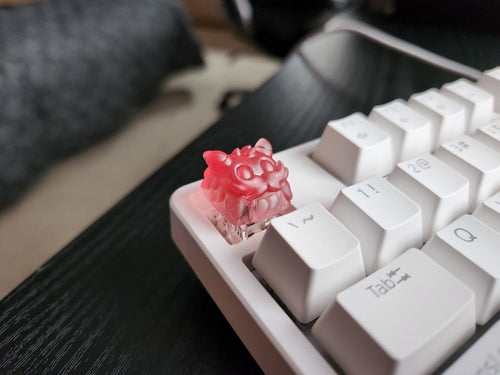 Clear Video Game Artisan Keycap for mechanical keyboard