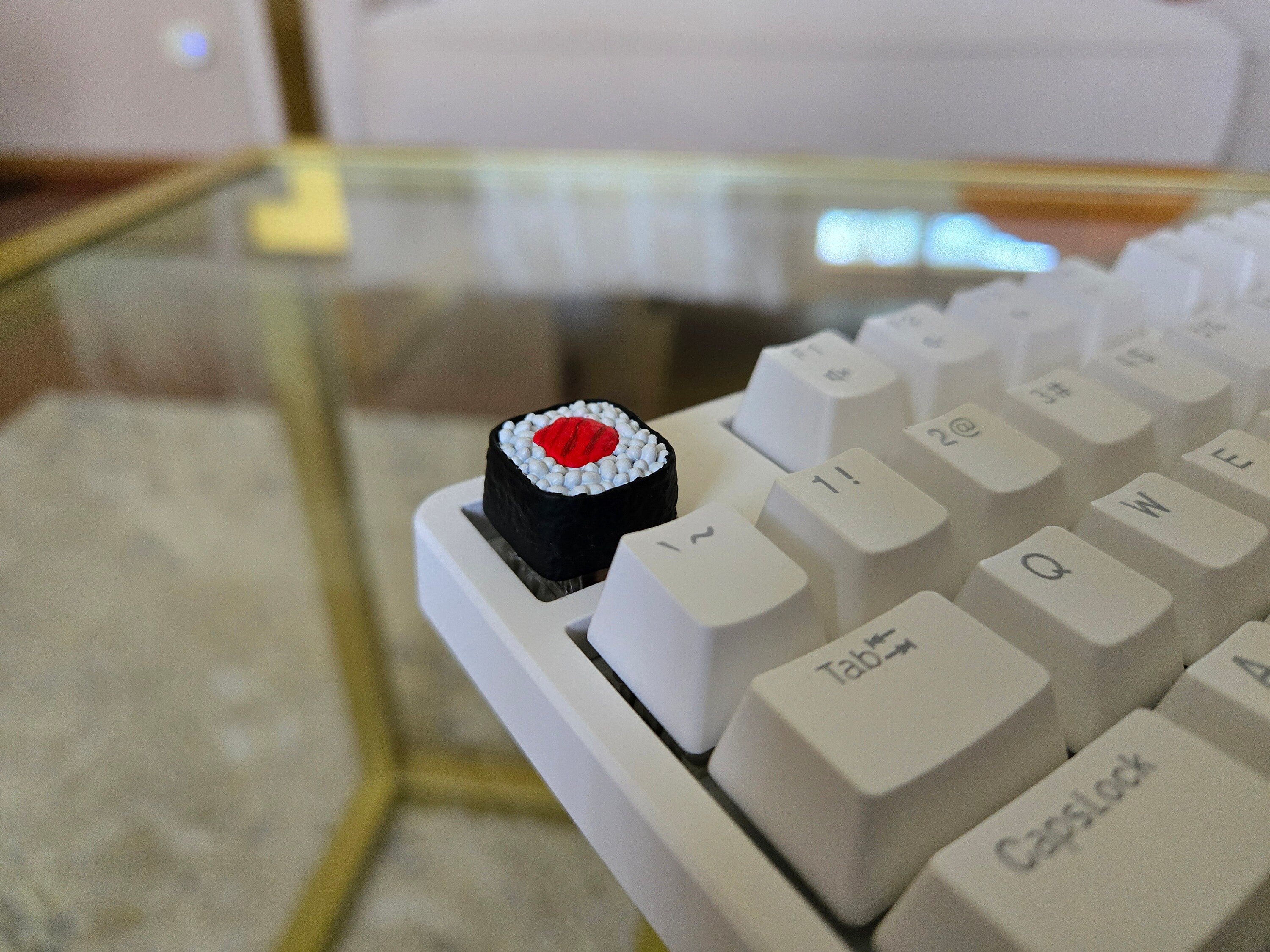 Hand-Painted Sushi Artisan Keycap for mechanical keyboard