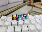 Hand-Painted Pokemon Legendary Entei, Suicune, Raikou Artisan Keycap for mechanical keyboard