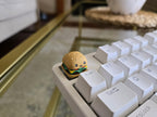 Hand-Painted Burger Food Artisan Keycap for mechanical keyboard