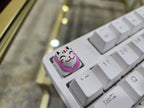 Hand-Painted Kitsune Japanese Artisan Keycap for mechanical keyboard
