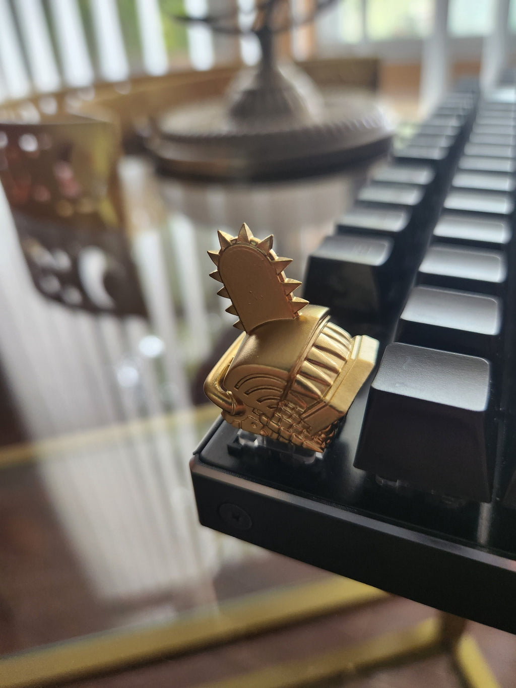 Hand-Painted Anime Metallic Artisan Keycap for mechanical keyboard