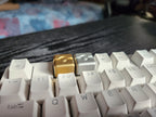 Metallic Spirit Crest – metallic artisan keycap for mechanical keyboard – view 4