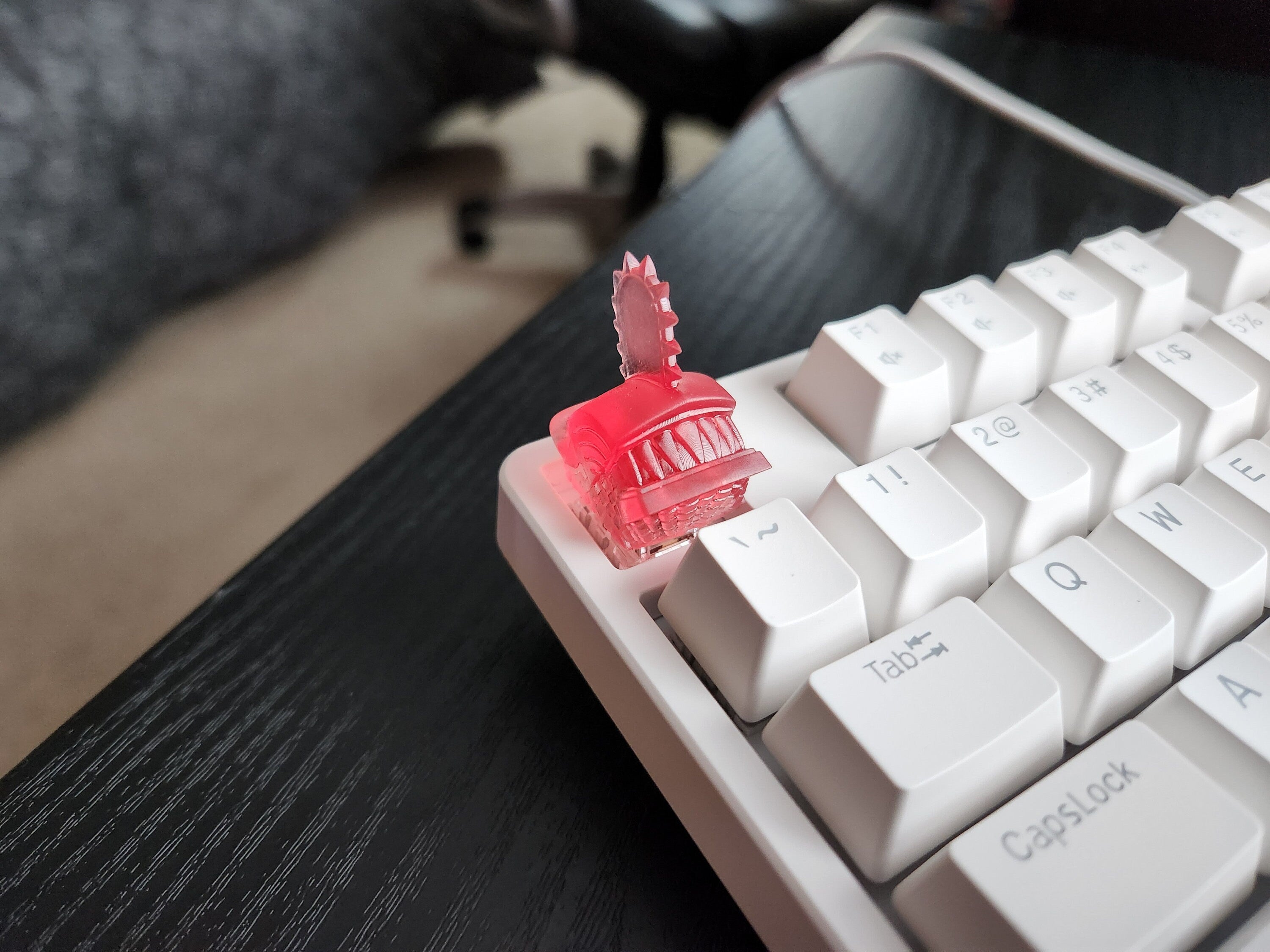 Clear Anime Artisan Keycap for mechanical keyboard