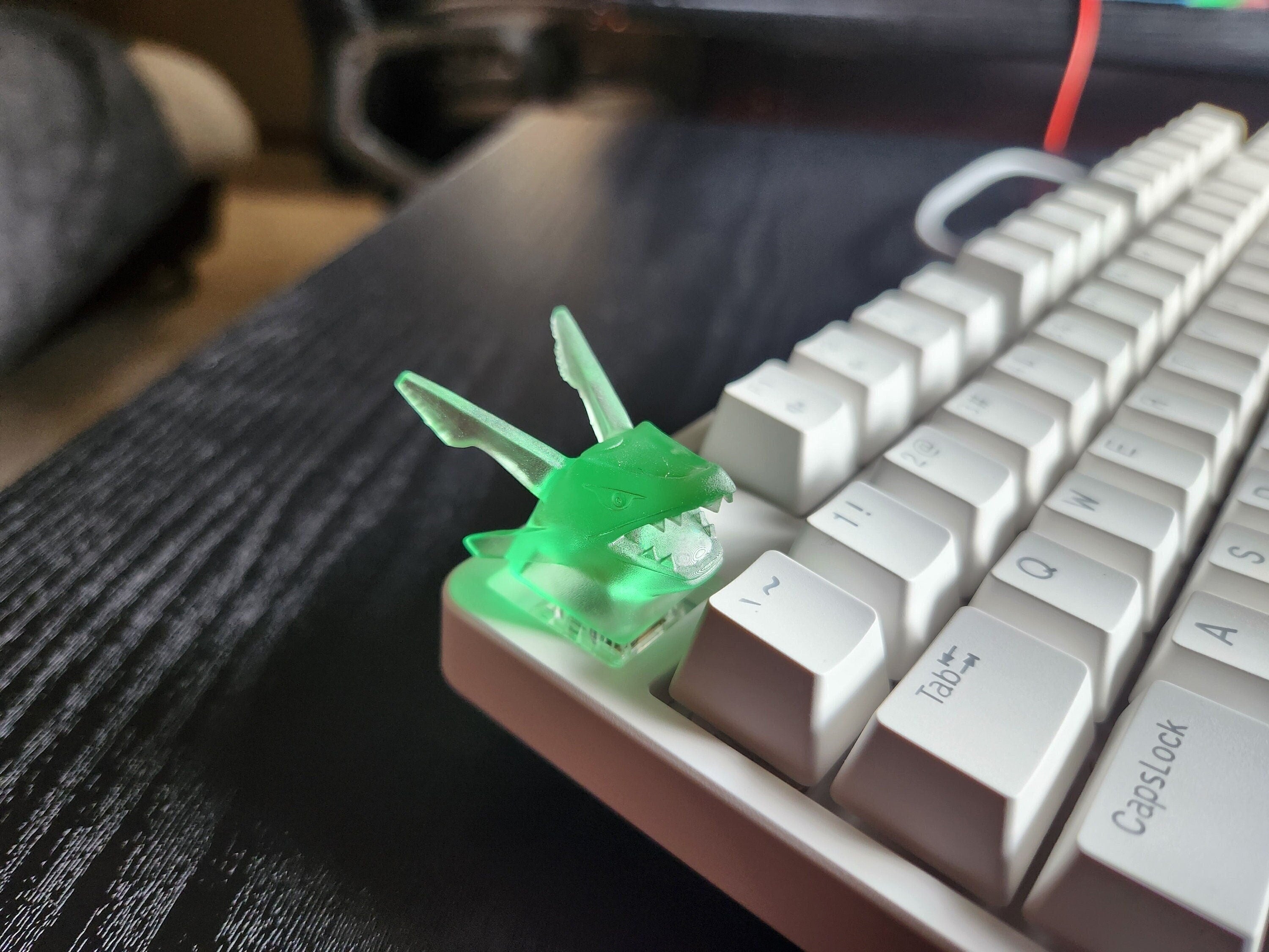 Clear Video Game Artisan Keycap for mechanical keyboard