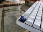Moonlit Cat Keycap – hand painted artisan keycap for mechanical keyboard – view 4