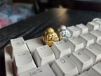 Metallic Hero Crest – metallic artisan keycap for mechanical keyboard – view 2
