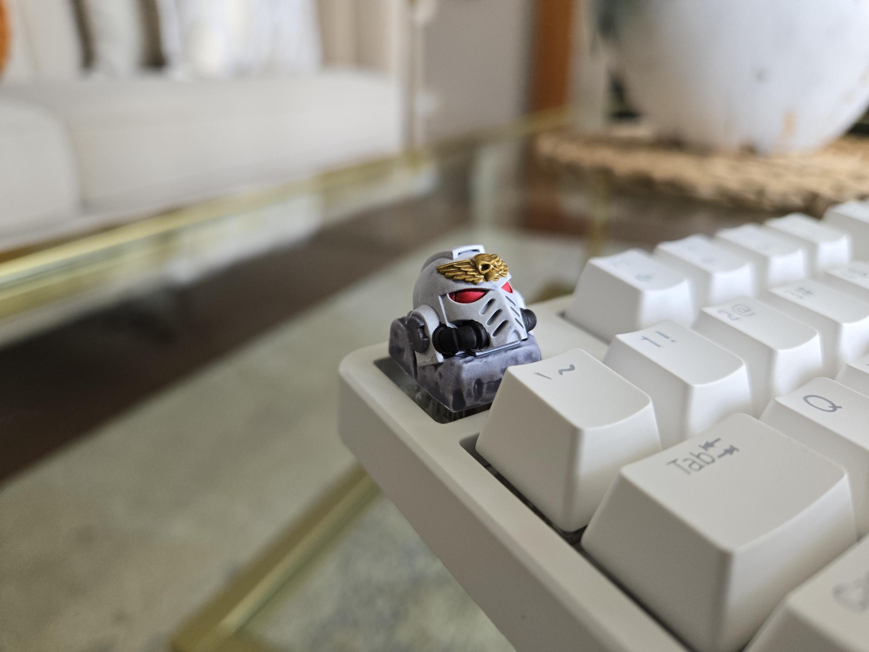 Hand-Painted Marine Artisan Keycap for mechanical keyboard