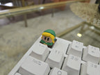 Forest Hero Keycap – hand painted artisan keycap for mechanical keyboard – view 5
