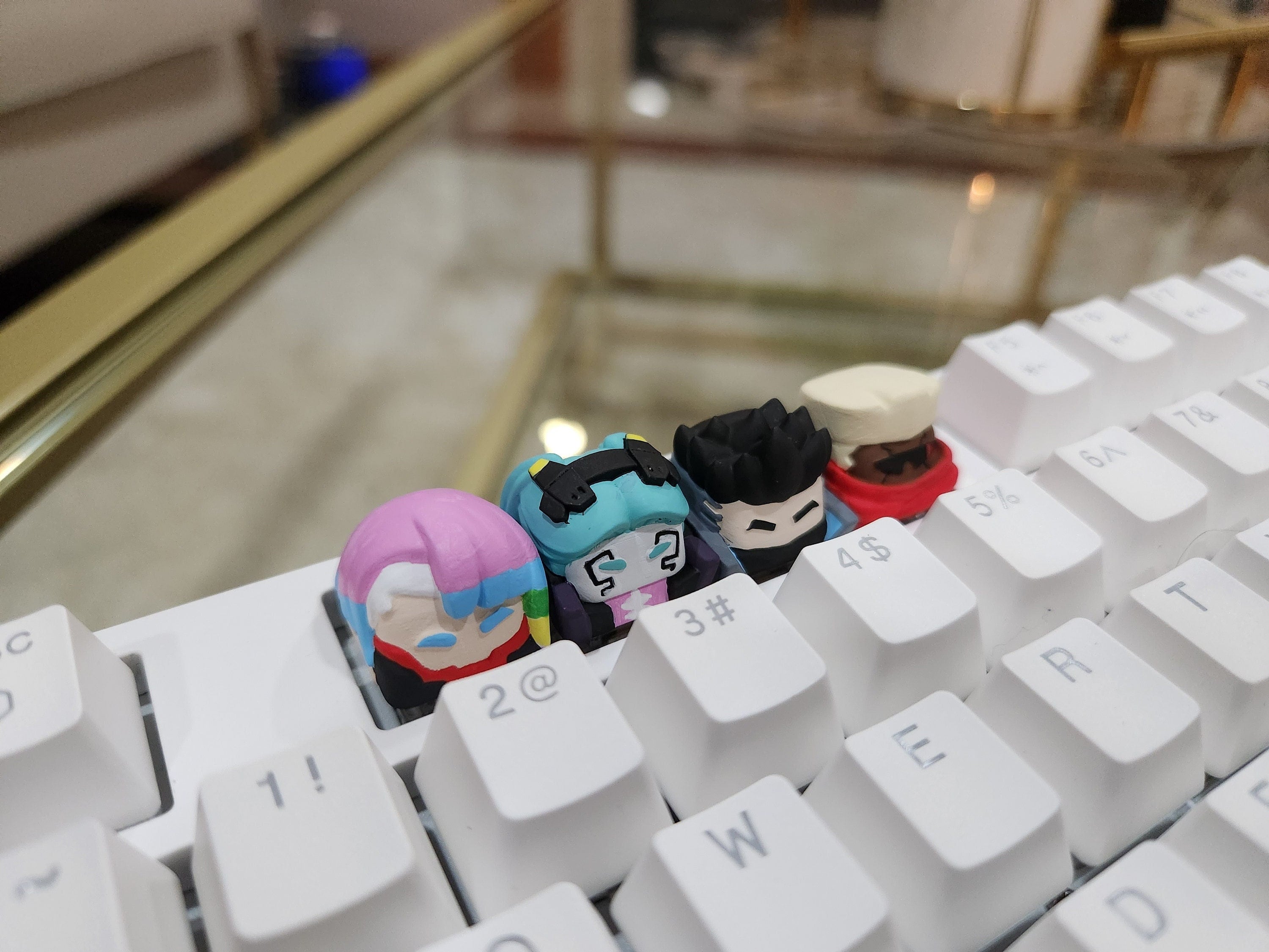 Hand-Painted Anime Artisan Keycap for mechanical keyboard
