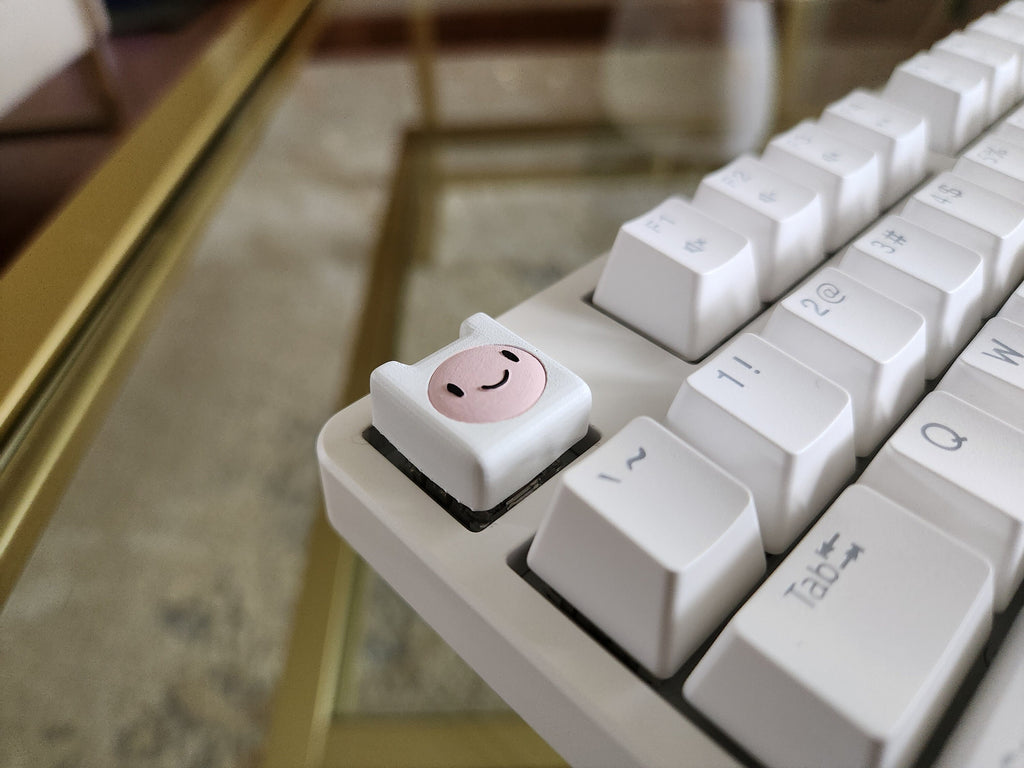 Hand-Painted Adventure Time Finn Artisan Keycap for mechanical keyboard