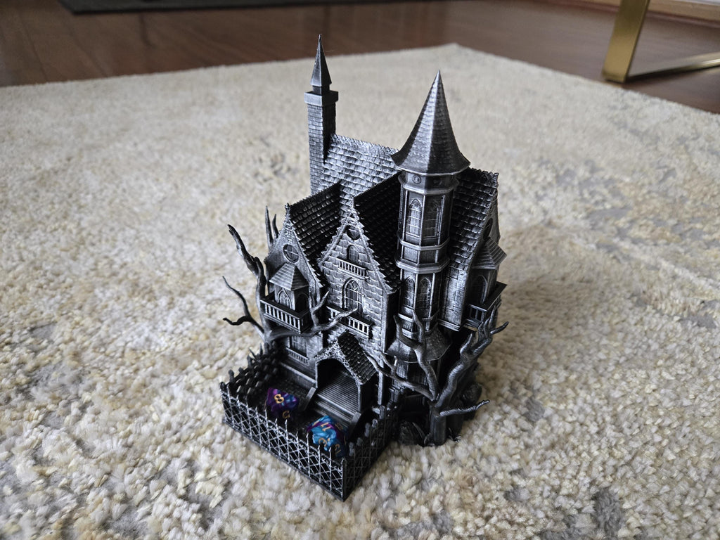Haunted House Dice Tower tabletop dice tower