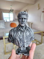 Wasteland Father Bust – hand painted display bust – view 7