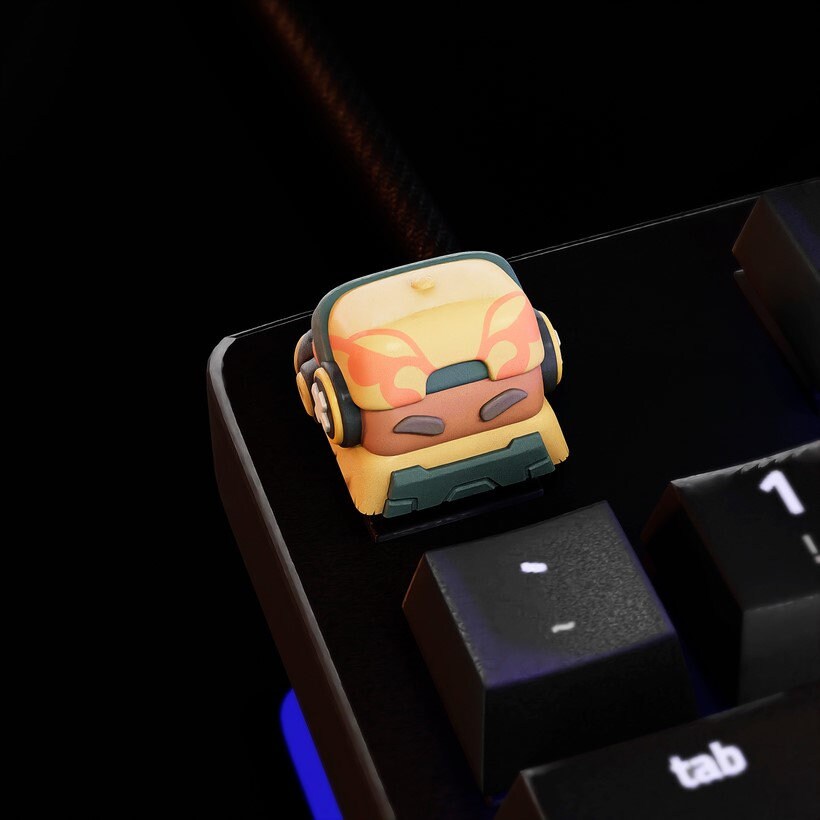 Hand-Painted Video Game Artisan Keycaps for mechanical keyboard