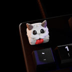 Fluffy Spirit Set – hand painted artisan keycap for mechanical keyboard – view 3