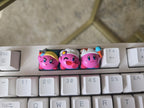 Sushi Warrior Set – hand painted artisan keycap for mechanical keyboard – view 3