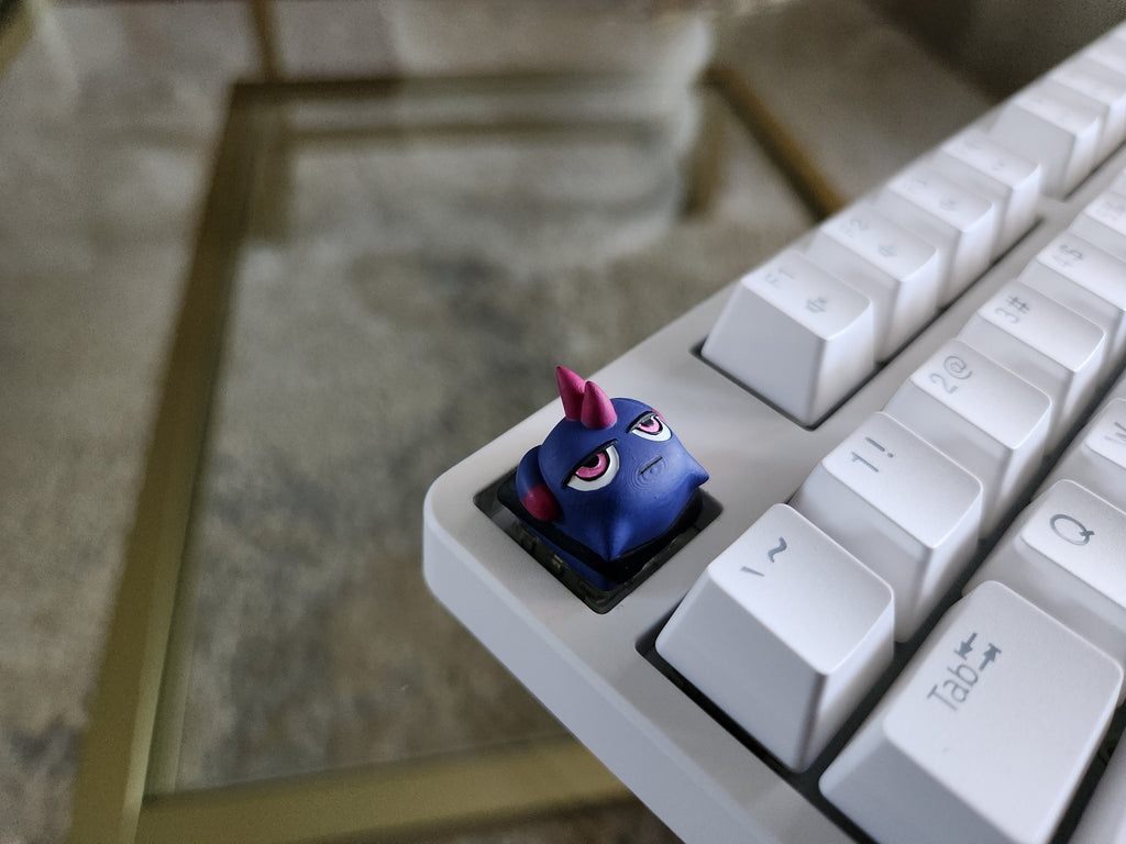 Hand-Painted Palworld Depresso Video Game Artisan Keycap for mechanical keyboard
