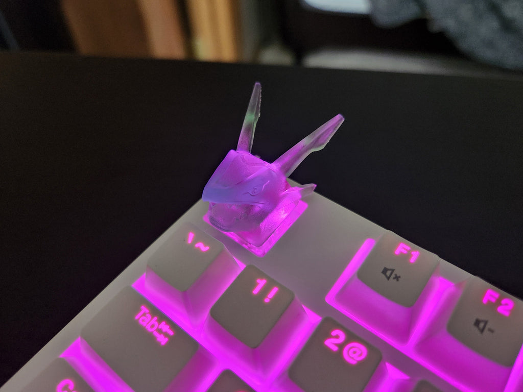 Clear Video Game Artisan Keycap for mechanical keyboard