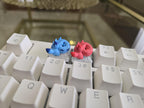 Frost Ferret Keycap – hand painted artisan keycap for mechanical keyboard