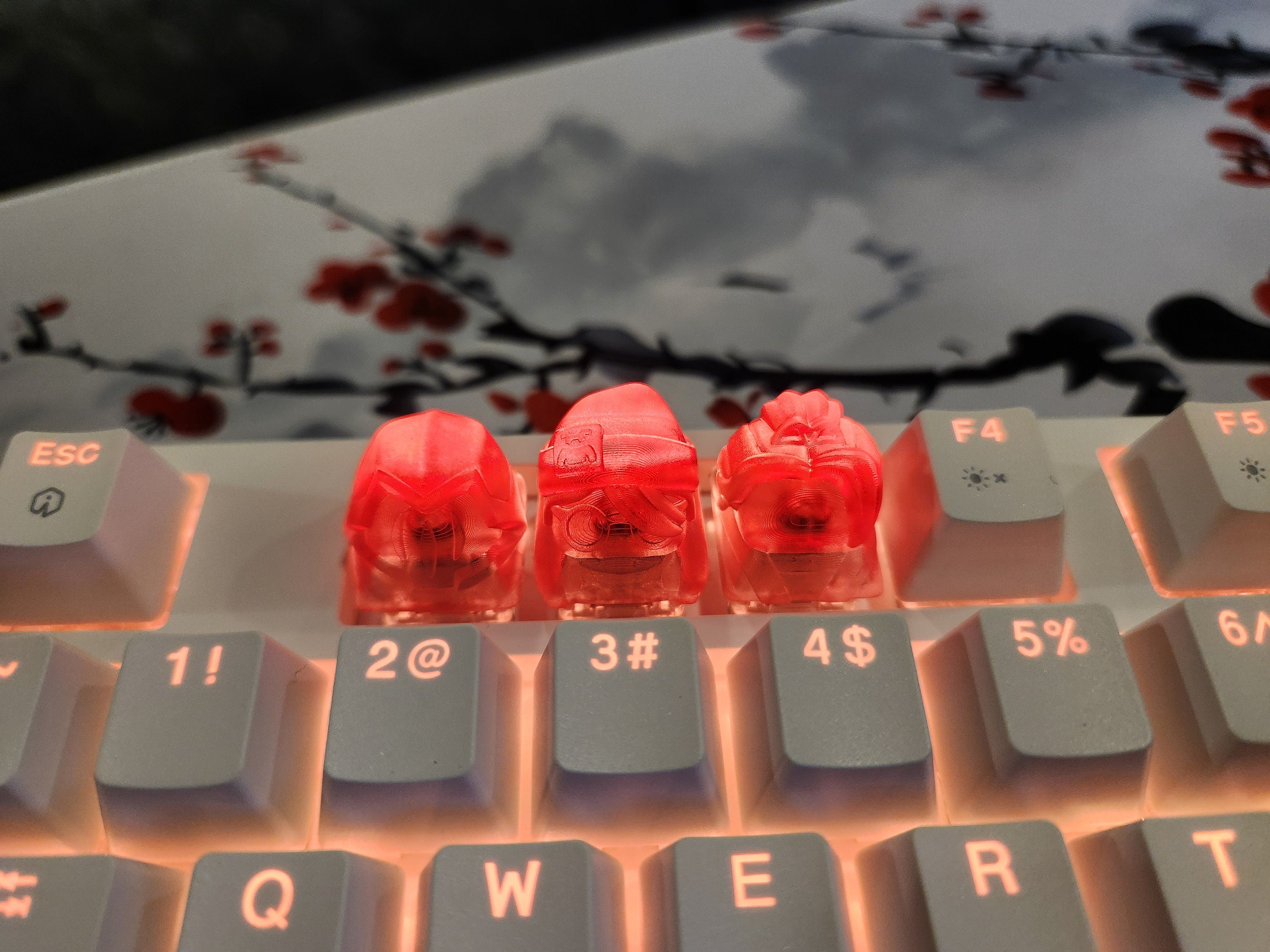 Clear Video Game Artisan Keycap for mechanical keyboard