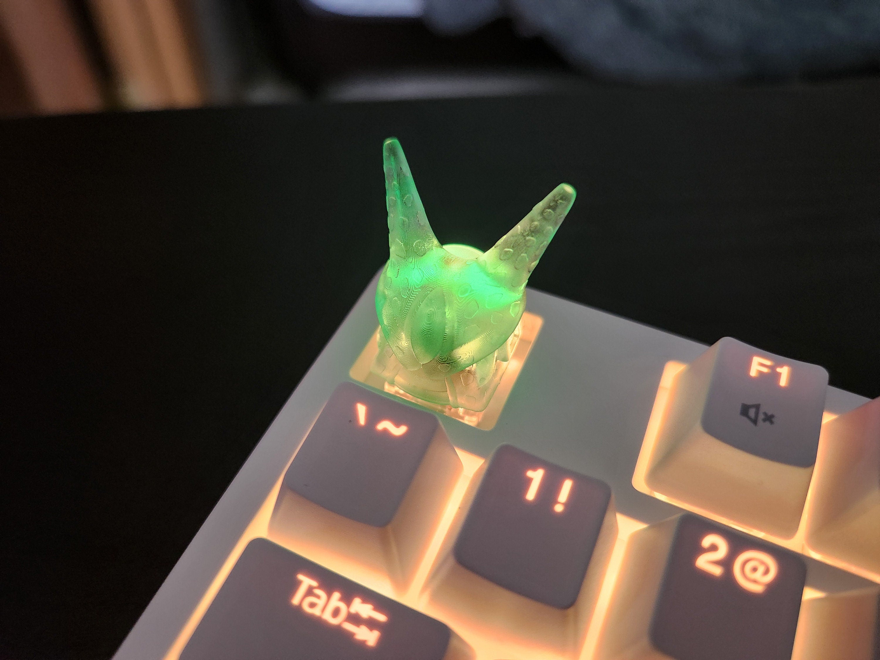 Clear Anime Artisan Keycap for mechanical keyboard