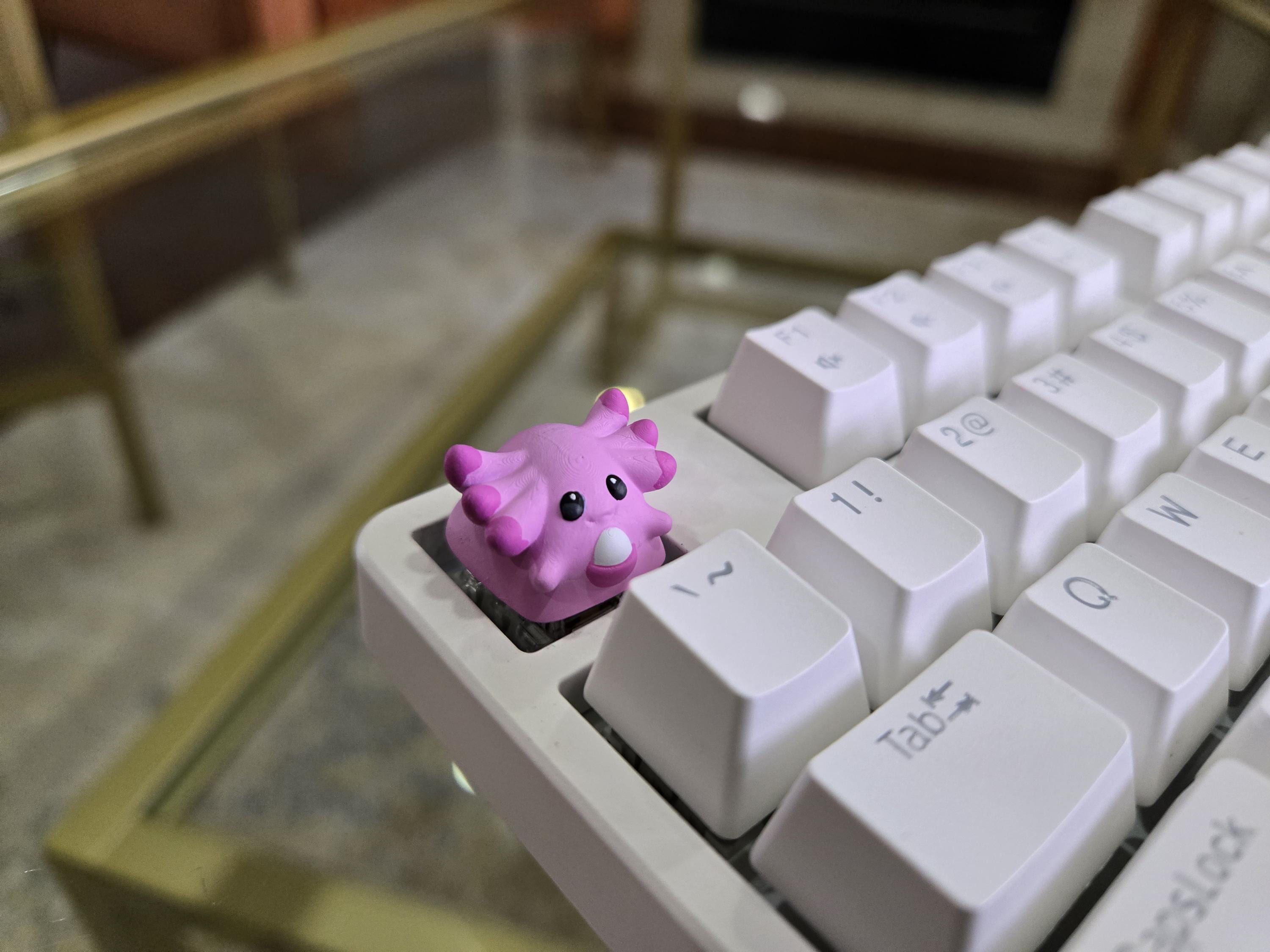 Hand-Painted Chansey Artisan Keycap for mechanical keyboard