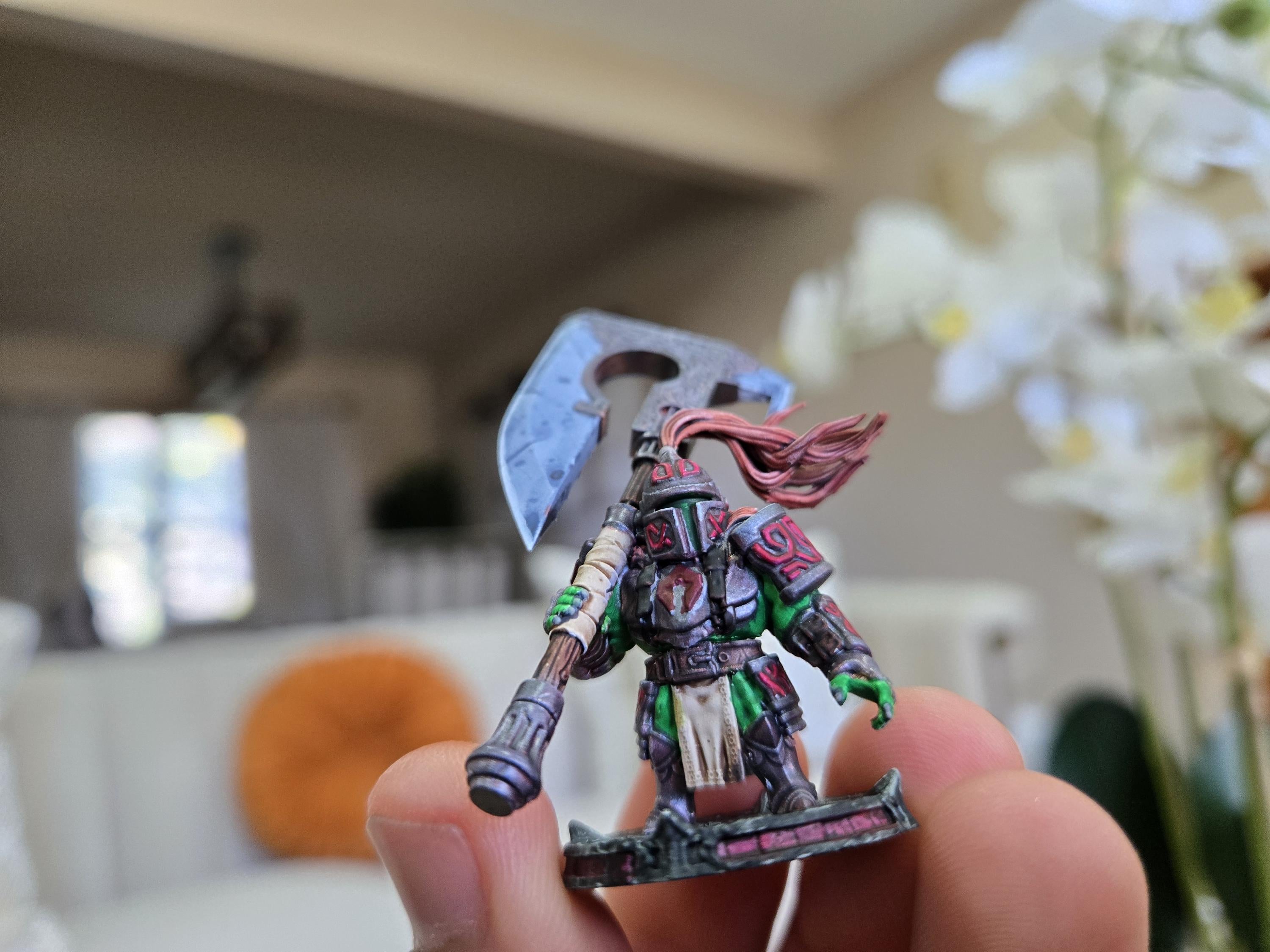 The Knight of Stature D&D 5e Miniature with Character Sheet fantasy tabletop miniature