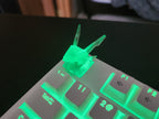 Clear Video Game Artisan Keycap for mechanical keyboard