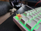 Clear Japanese Oni Mask Artisan Keycap for mechanical keyboard