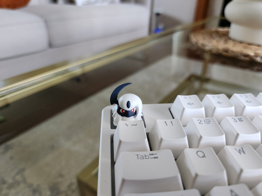 Hand-Painted Anime Absol Artisan Keycap for mechanical keyboard