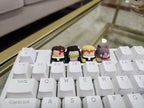 Hand-Painted Demon Slayer Artisan Keycaps for mechanical keyboard