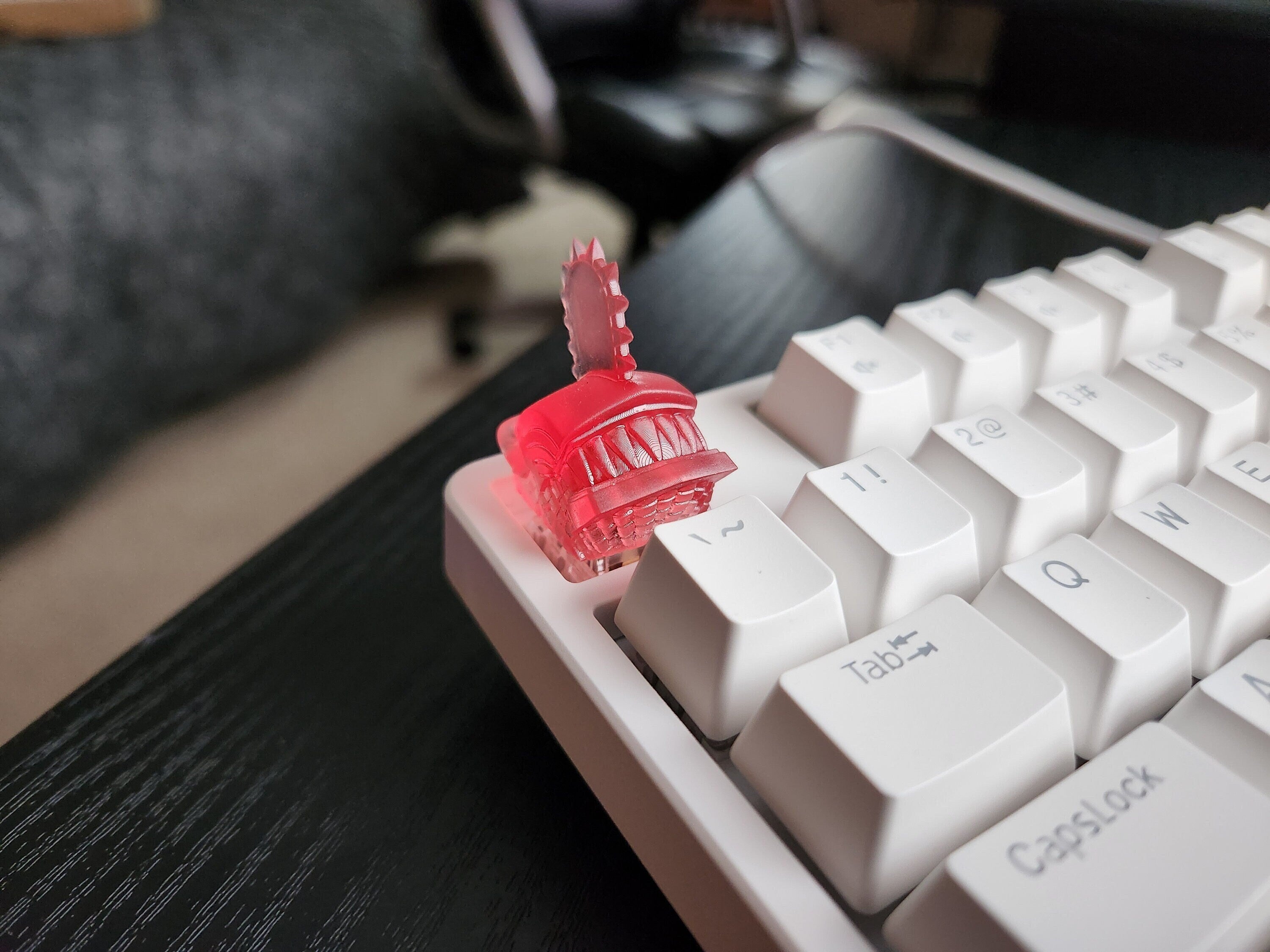 Clear Anime Artisan Keycap for mechanical keyboard