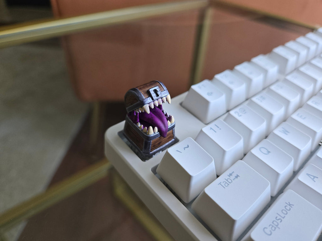 Hand-Painted Mimic Chest Artisan Keycap for mechanical keyboard